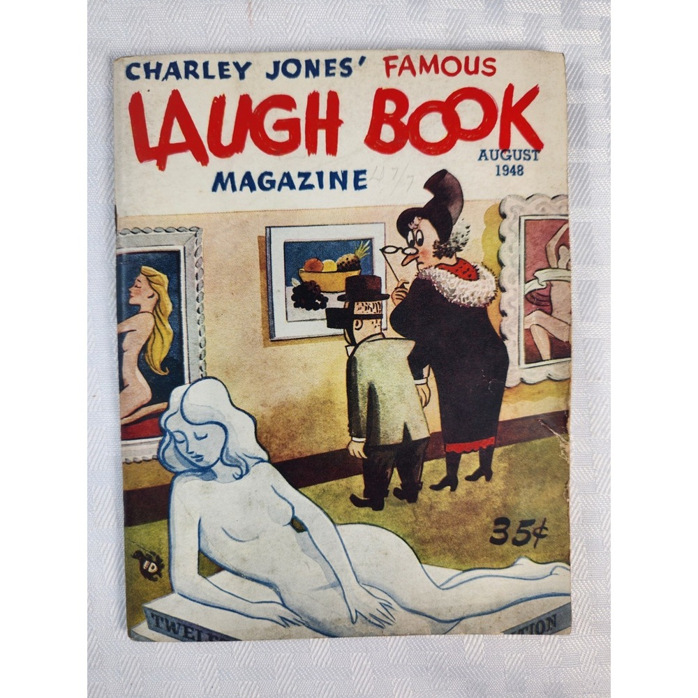 Charley Jones Laugh Book Vol 3 #4 1948-Jayhawk Press Cartoons Comics Gags VF